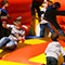 Kids Playing on Bounce House